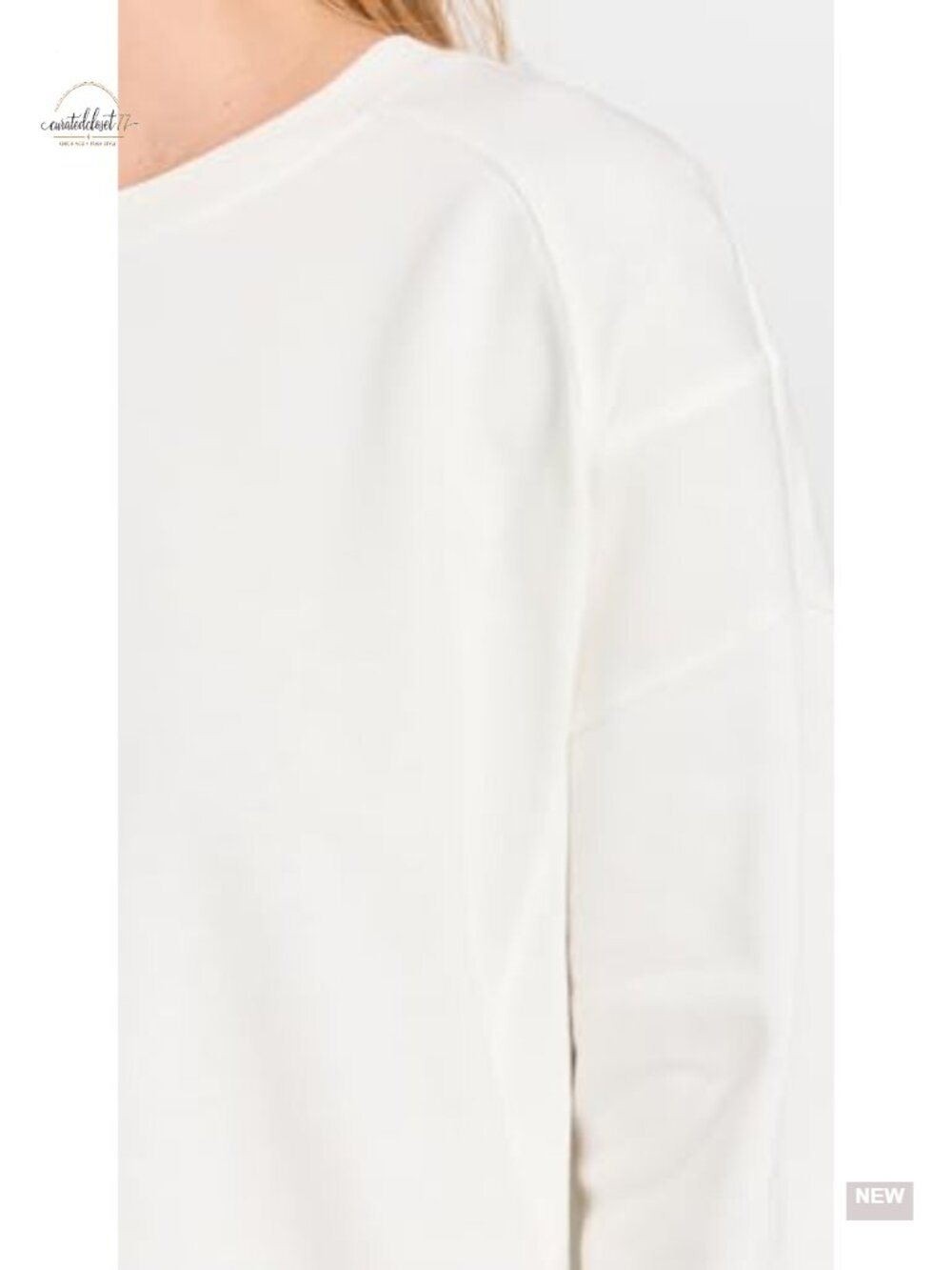 Sweaty Betty After Class Longline Sweatshirt Crewneck Side Slit - Picture 5 of 5